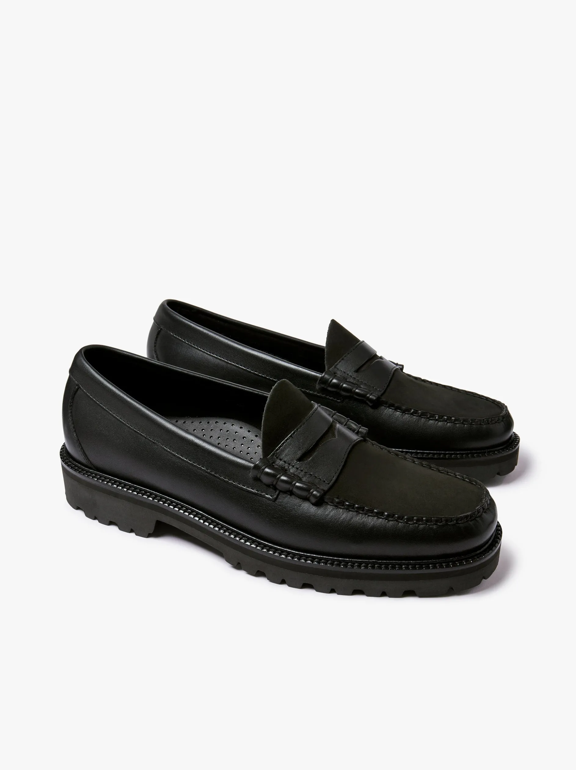 Weejuns 90s Larson Penny Loafers Black Leather