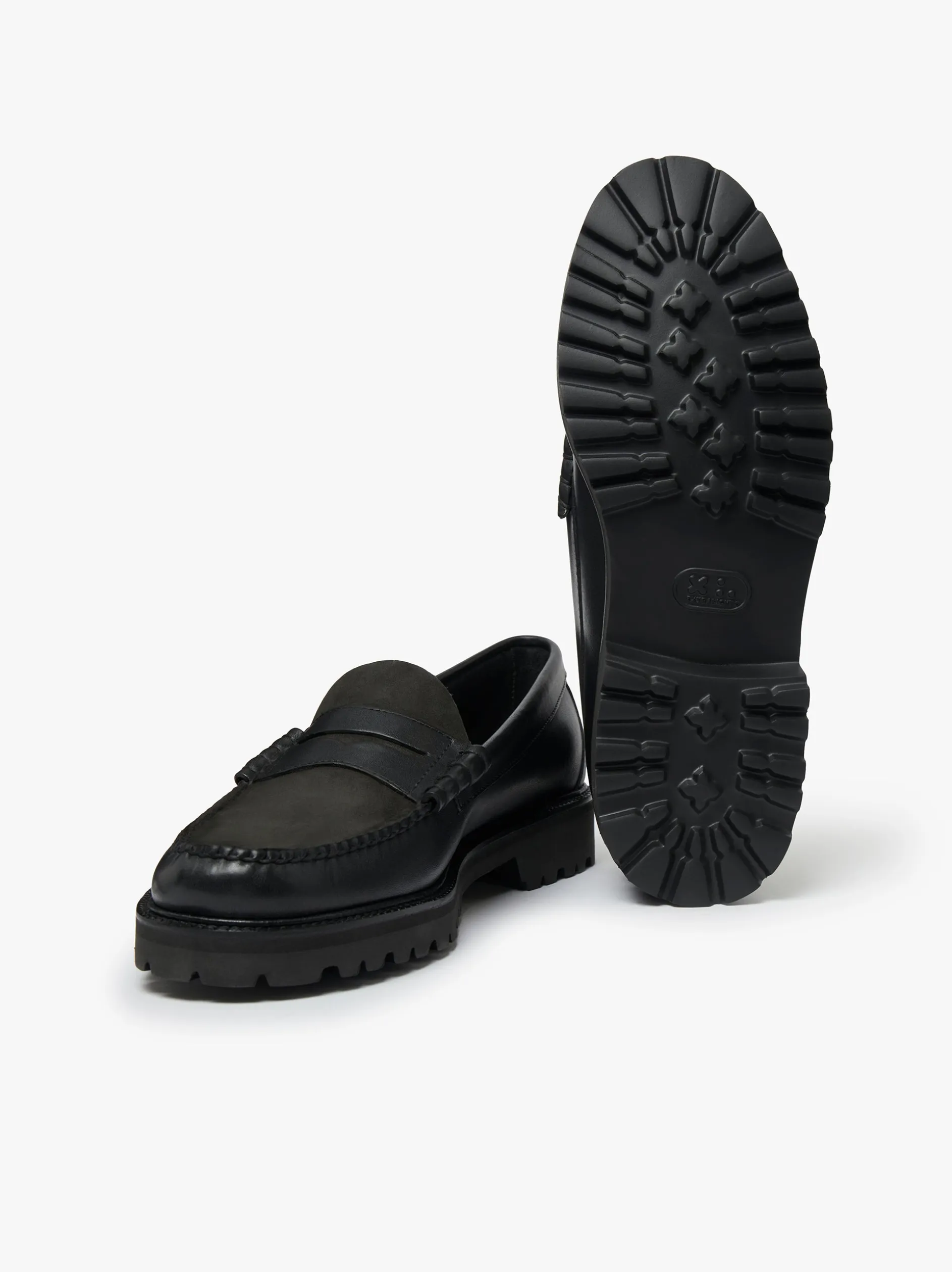 Weejuns 90s Larson Penny Loafers Black Leather