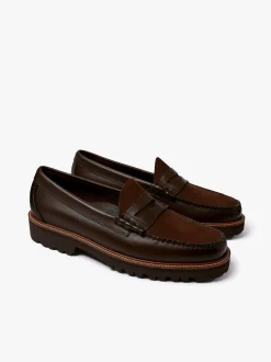 Weejuns 90s Larson Penny Loafers Chocolate Leather