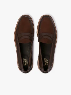 Weejuns 90s Larson Penny Loafers Chocolate Leather