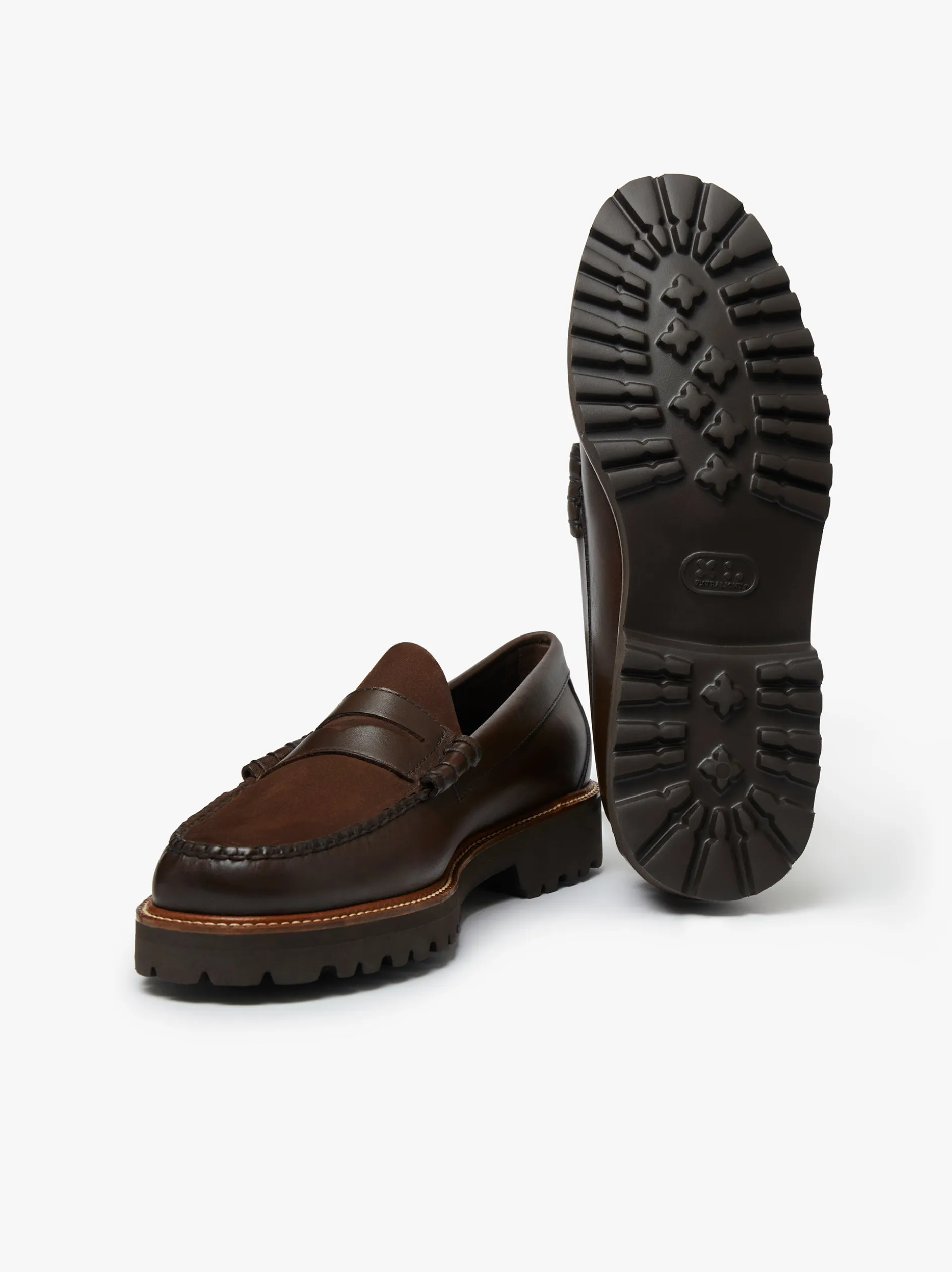 Weejuns 90s Larson Penny Loafers Chocolate Leather
