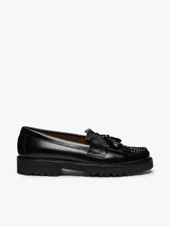 Weejuns 90s Layton II Kiltie Loafers Black Leather