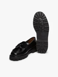 Weejuns 90s Layton II Kiltie Loafers Black Leather