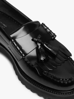 Weejuns 90s Layton II Kiltie Loafers Black Leather