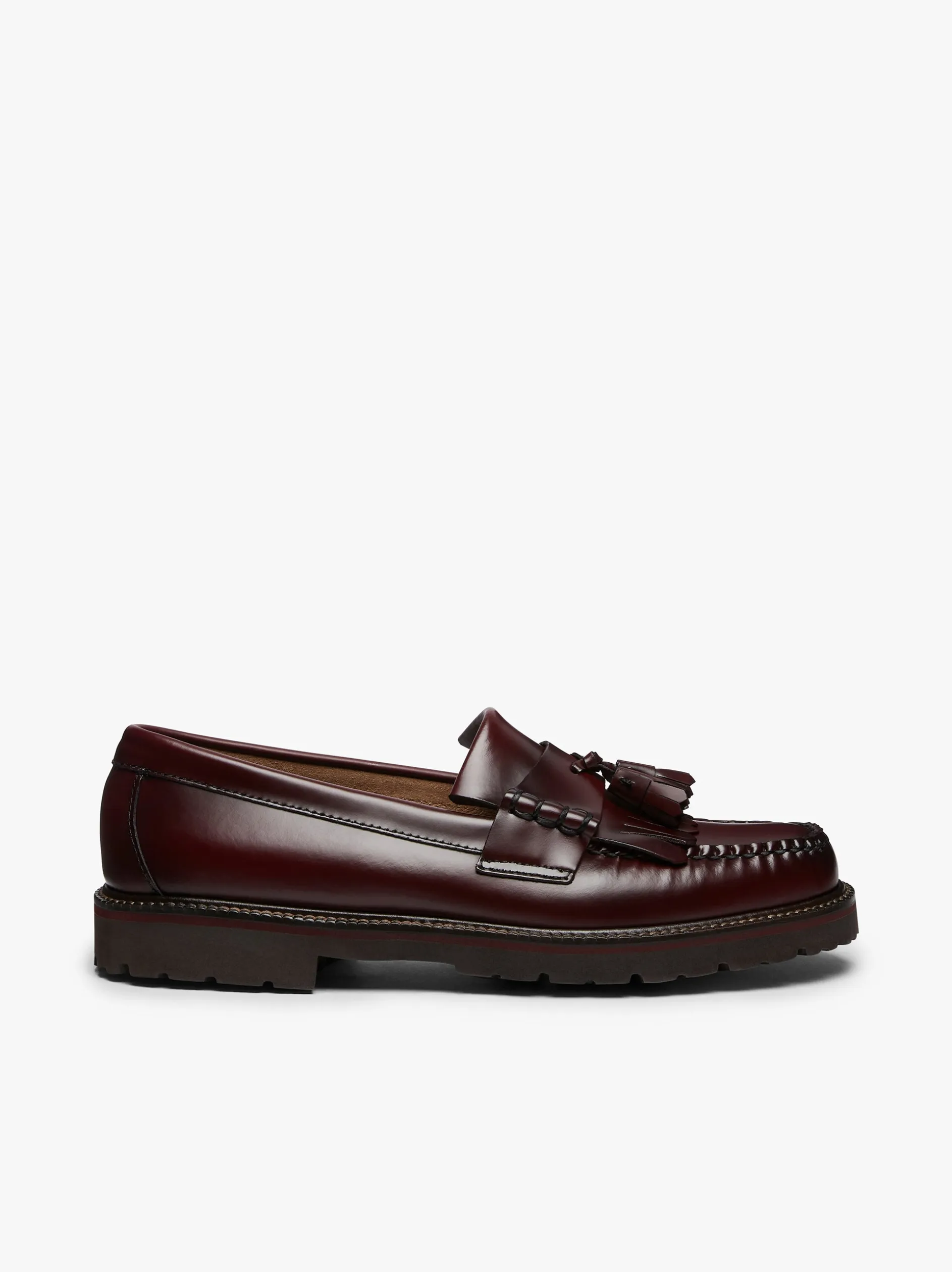 Weejuns 90s Layton II Kiltie Loafers Wine Leather