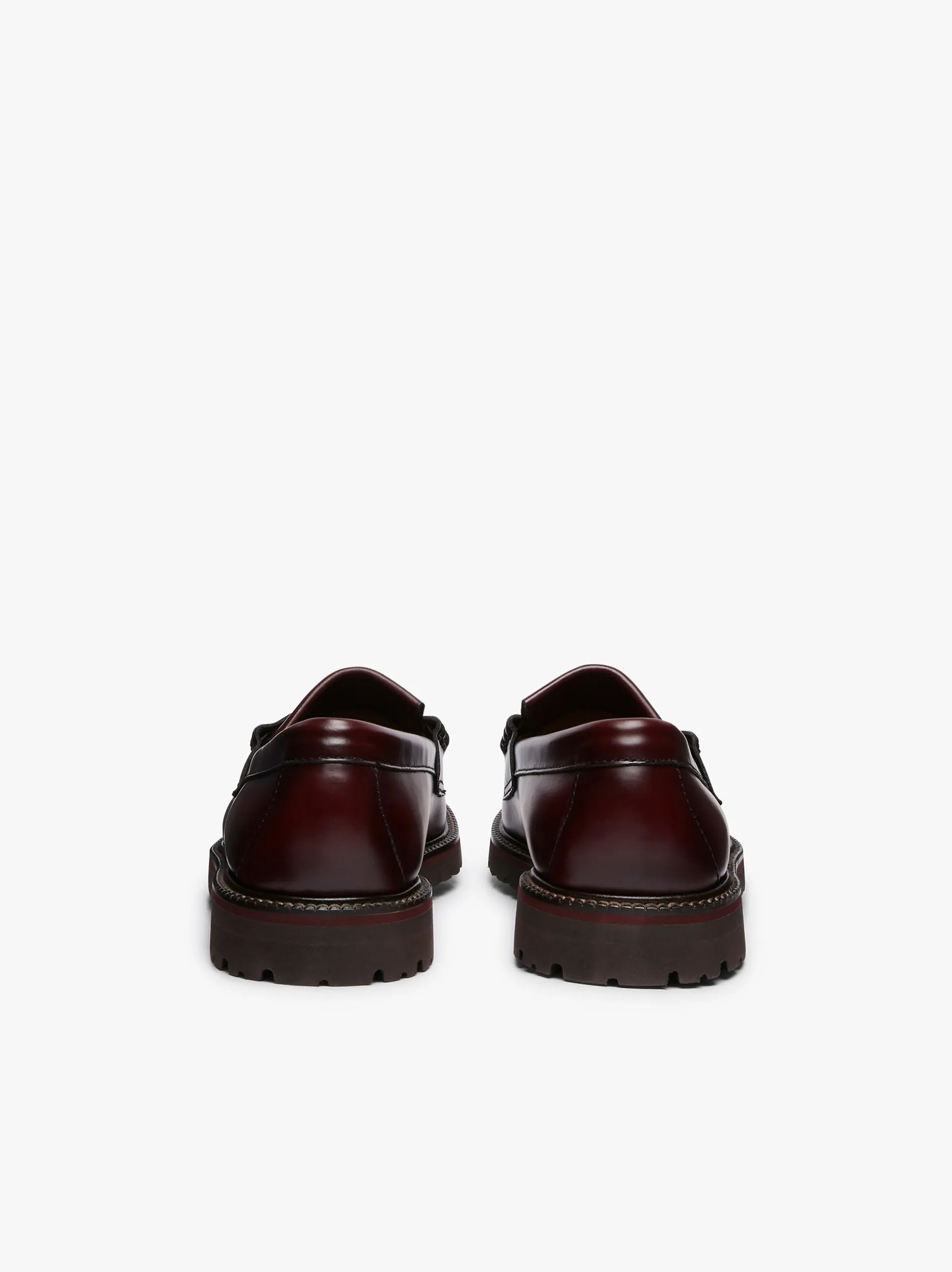 Weejuns 90s Layton II Kiltie Loafers Wine Leather