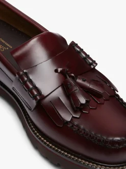 Weejuns 90s Layton II Kiltie Loafers Wine Leather