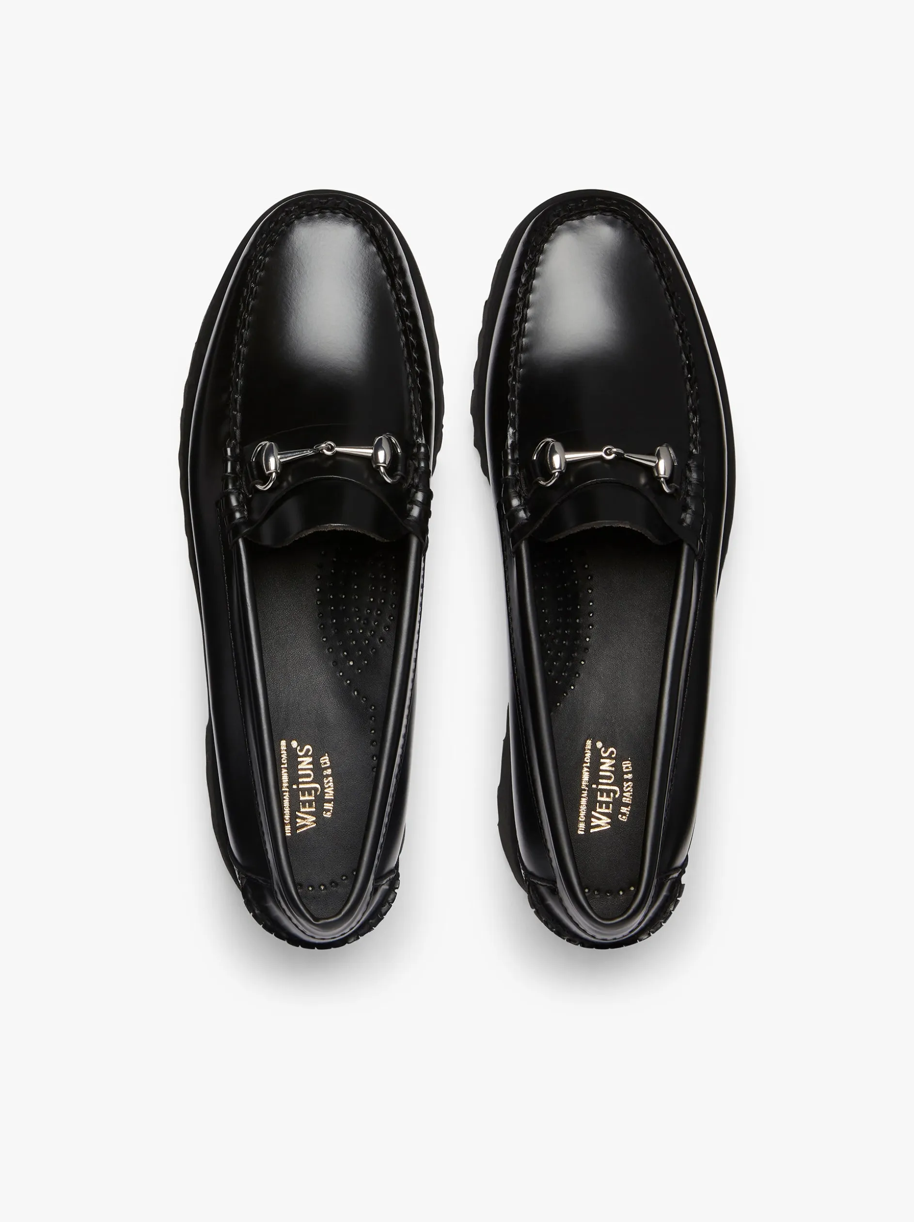 Weejuns 90s Lianna Horsebit Loafers Black Leather