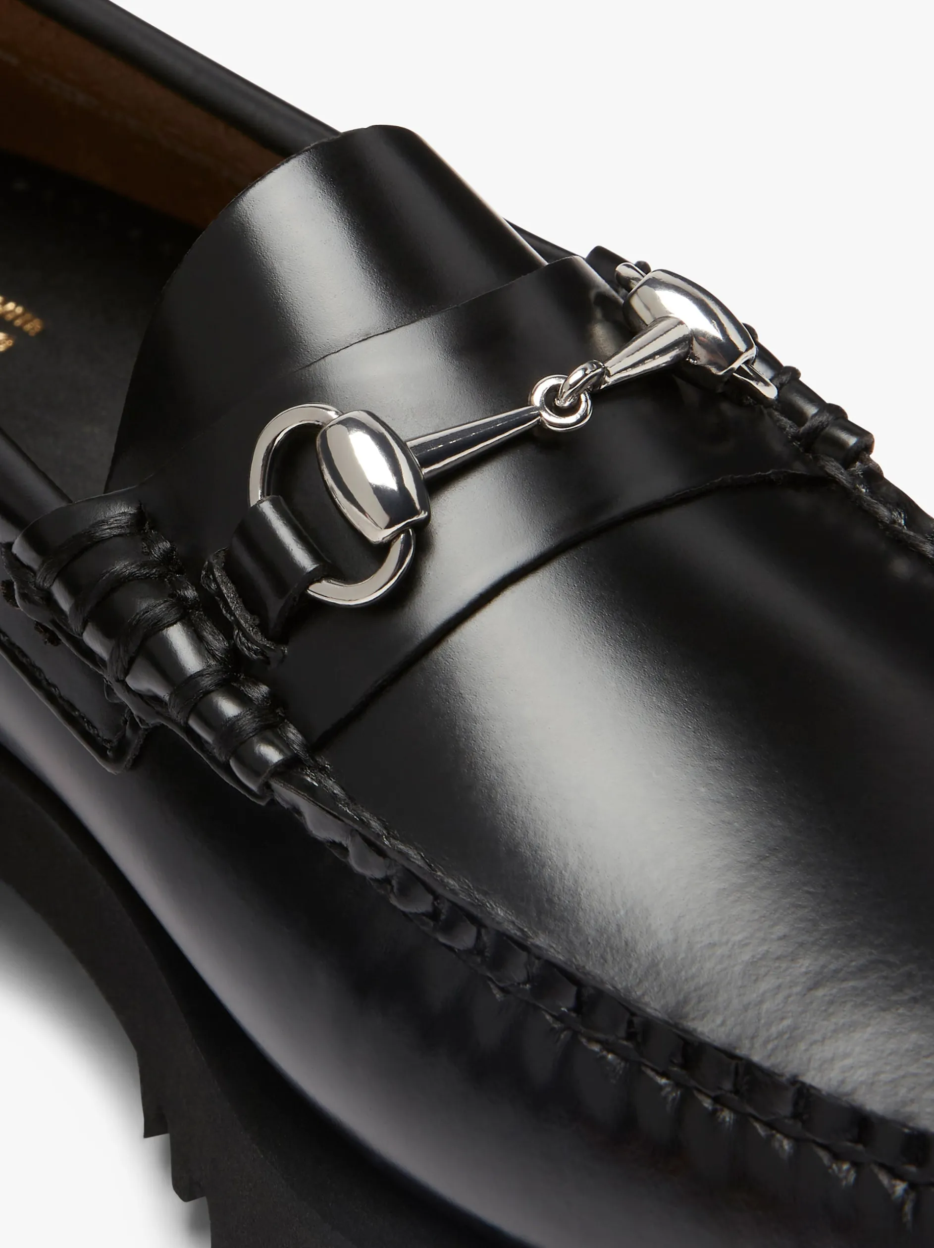 Weejuns 90s Lianna Horsebit Loafers Black Leather