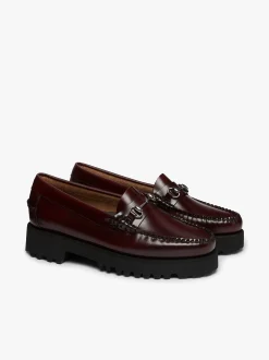 Weejuns 90s Lianna Horsebit Loafers Wine Leather