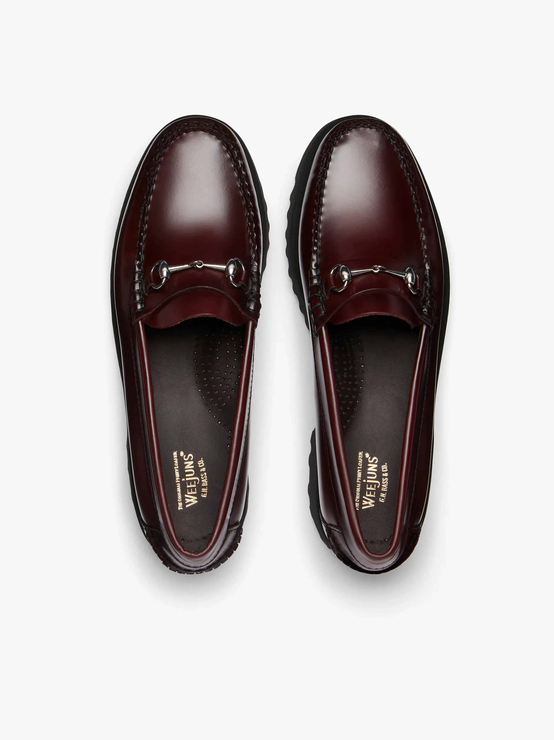 Weejuns 90s Lianna Horsebit Loafers Wine Leather