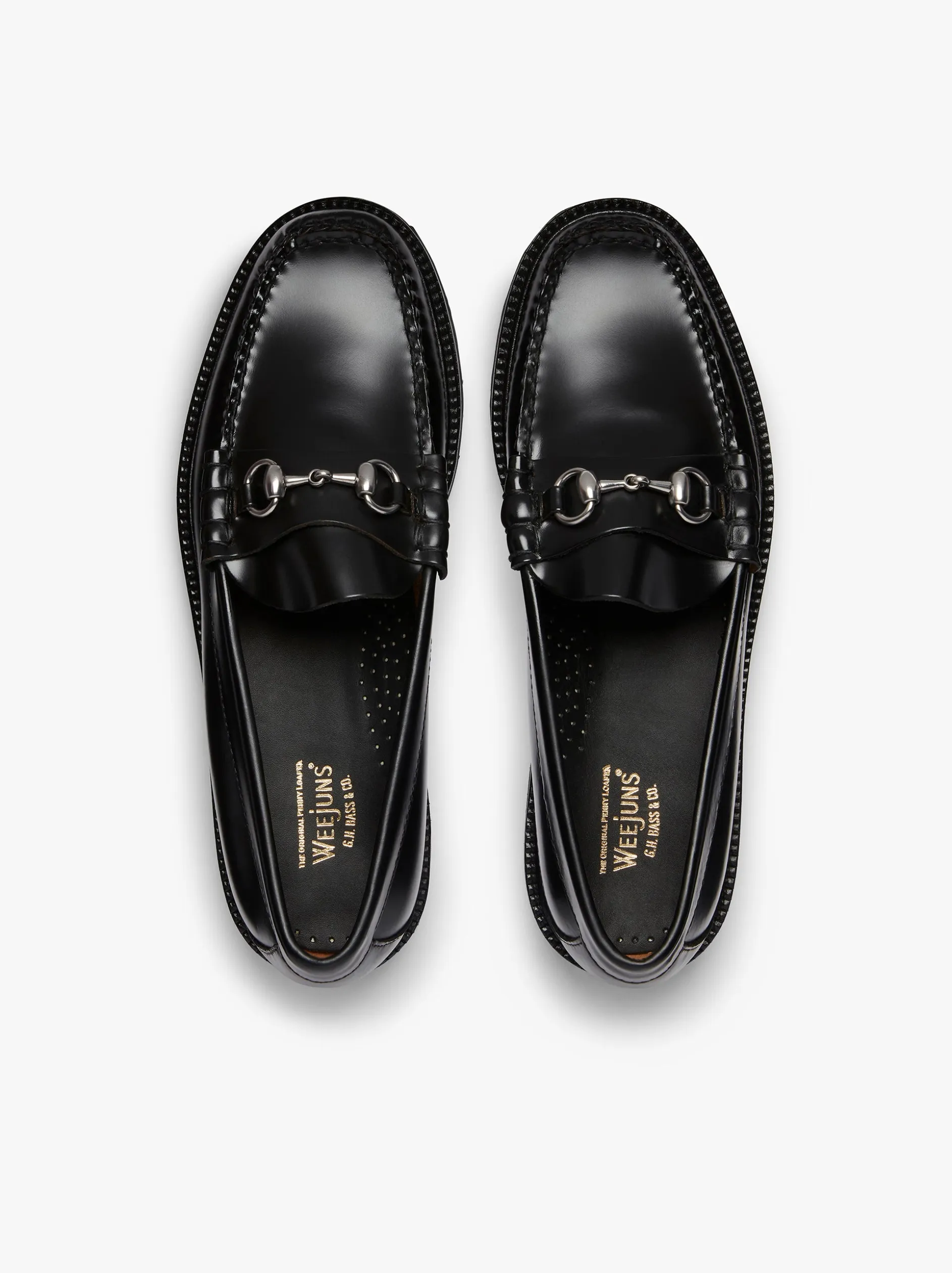 Weejuns 90s Lincoln Horsebit Loafers Black Leather