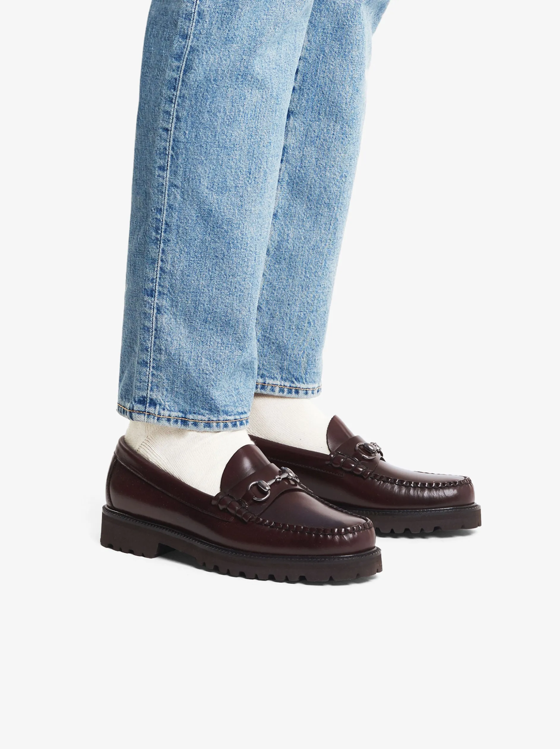 Weejuns 90s Lincoln Horsebit Loafers Wine Leather