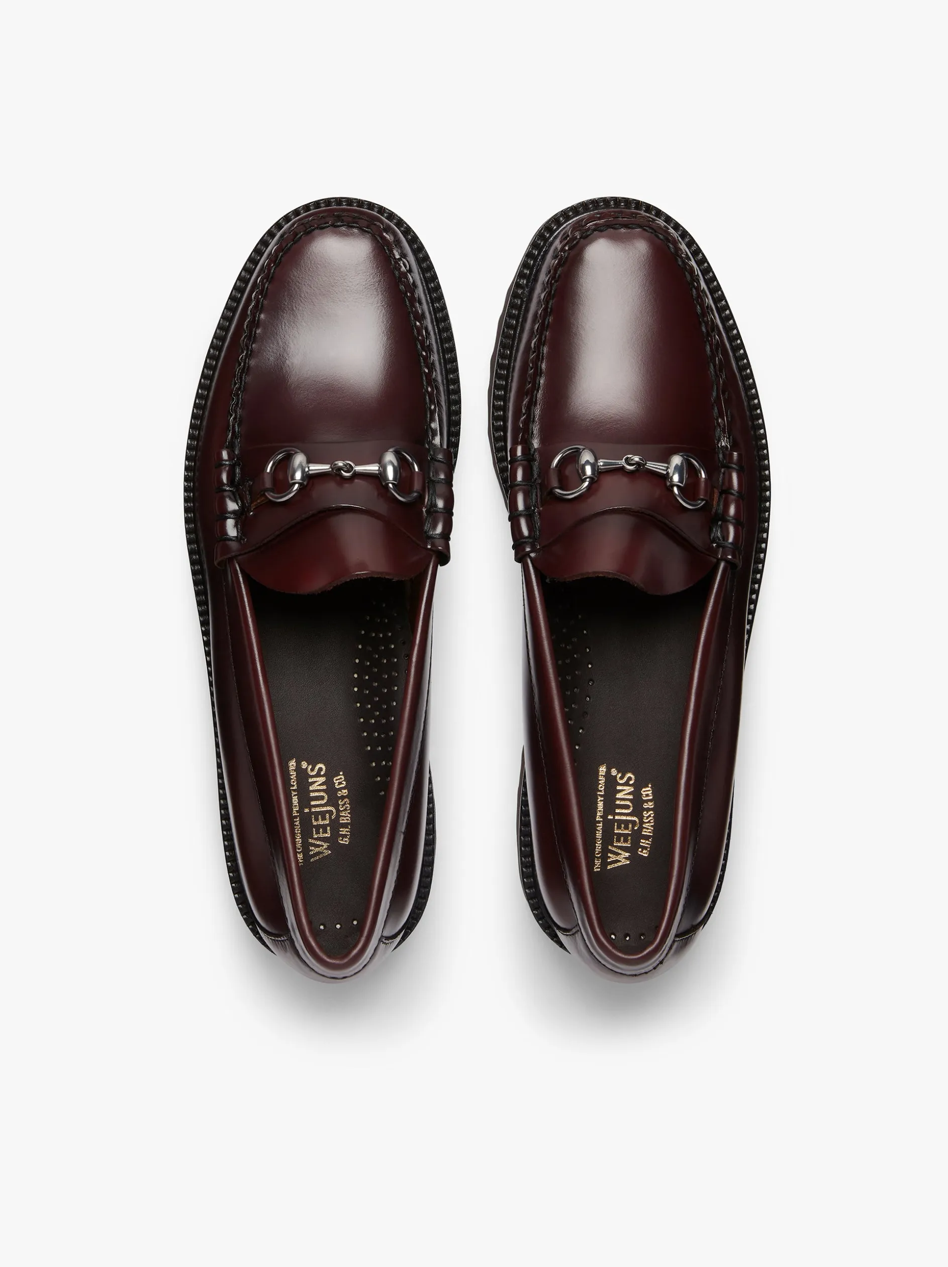 Weejuns 90s Lincoln Horsebit Loafers Wine Leather