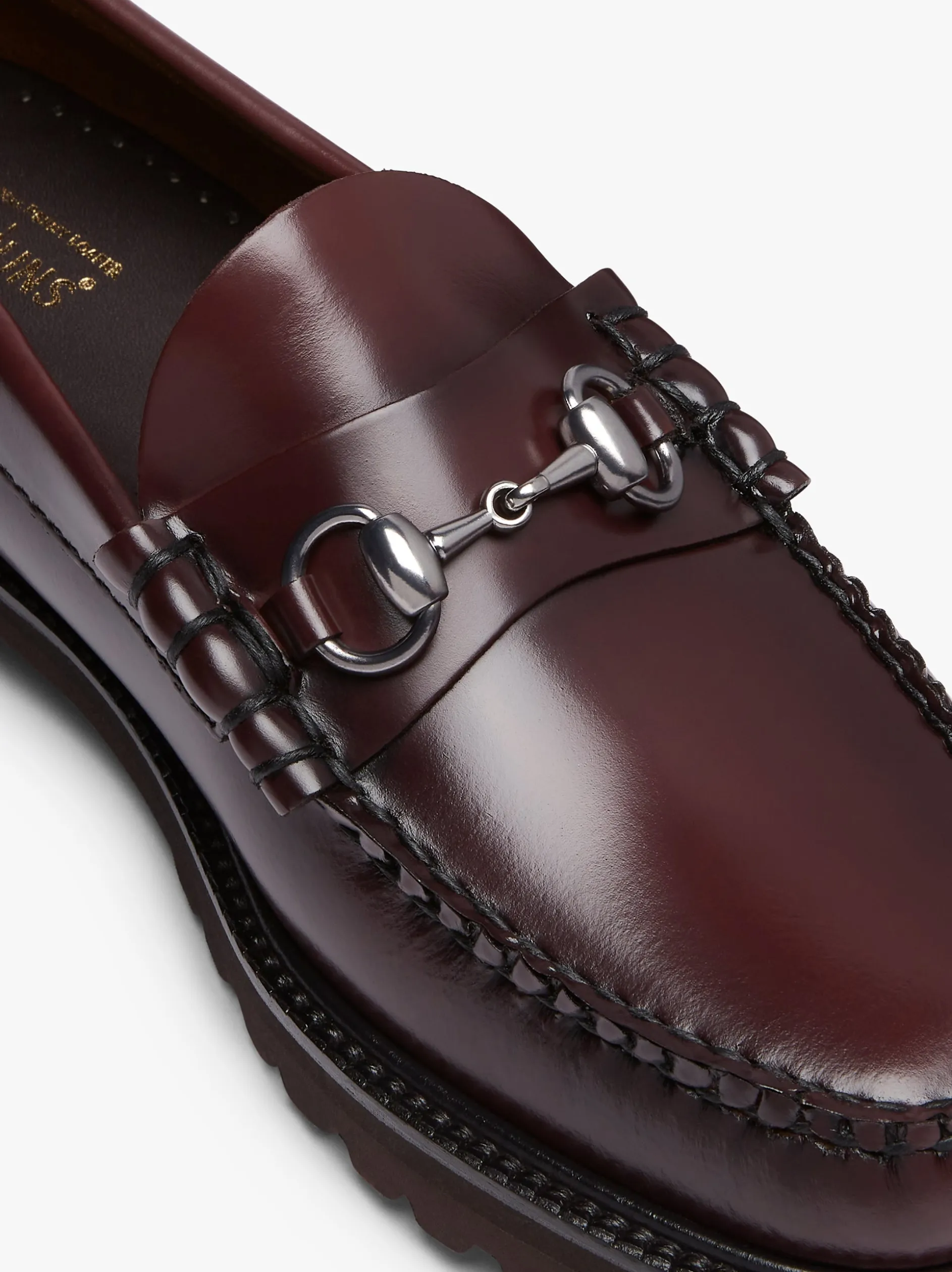 Weejuns 90s Lincoln Horsebit Loafers Wine Leather