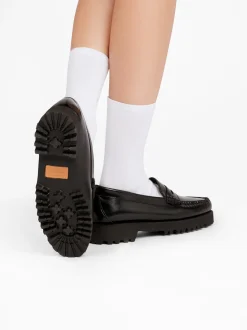 Weejuns 90s Penny Loafers Black Leather