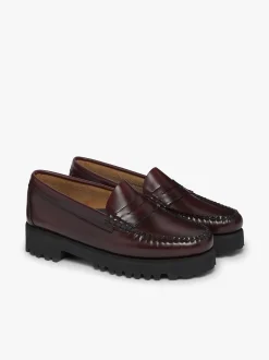 Weejuns 90s Penny Loafers Wine Leather