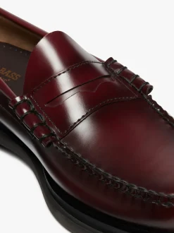 Weejuns Step Larson Penny Loafers Wine Leather