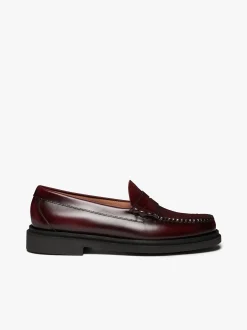 Weejuns Step Larson Penny Loafers Wine Leather
