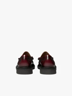 Weejuns Step Larson Penny Loafers Wine Leather