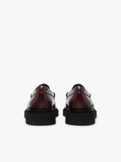 Weejuns Step Penny Loafers Wine Leather