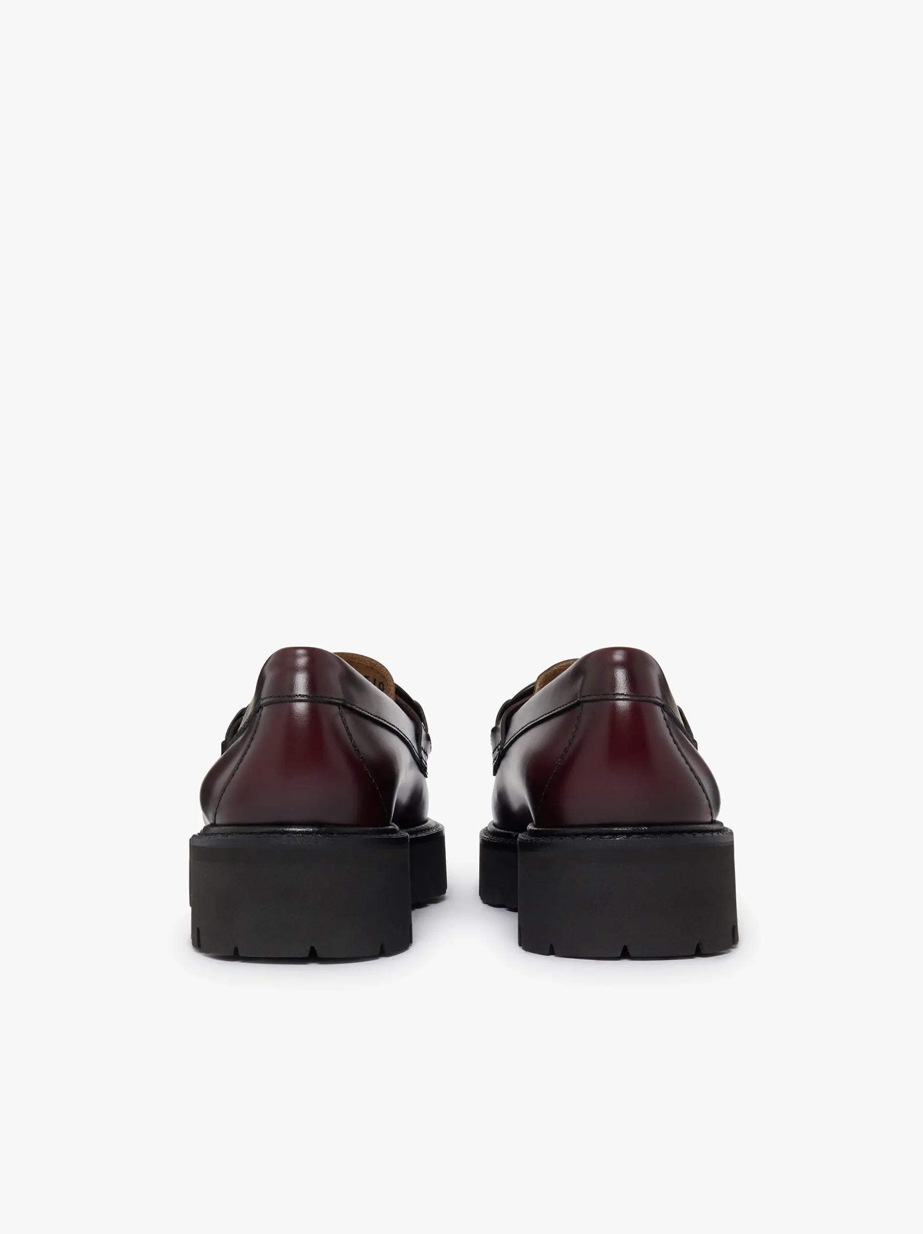Weejuns Super Lug Lianna Super Bit Loafers Wine Leather