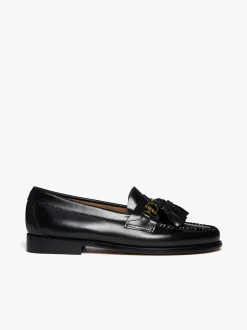 Weejuns Tetra Tassel Loafers Black Leather
