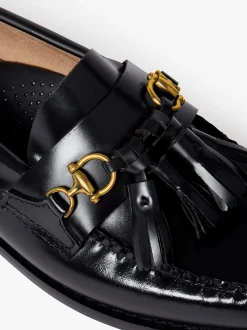 Weejuns Tetra Tassel Loafers Black Leather