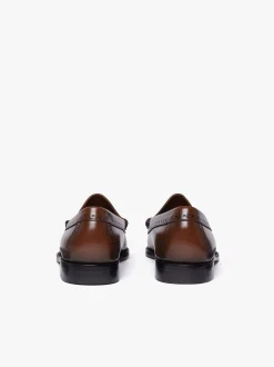 Weejuns Venetian Brogue Loafers Mid brown leather