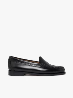 Weejuns Venetian Brogue Loafers Black leather