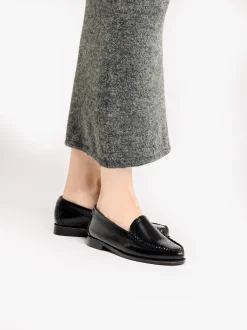 Weejuns Venetian Brogue Loafers Black leather