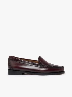 Weejuns Venetian Brogue Loafers Wine Leather