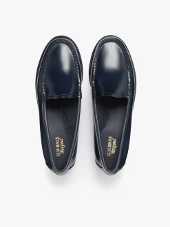Weejuns Venetian Loafers Navy Leather