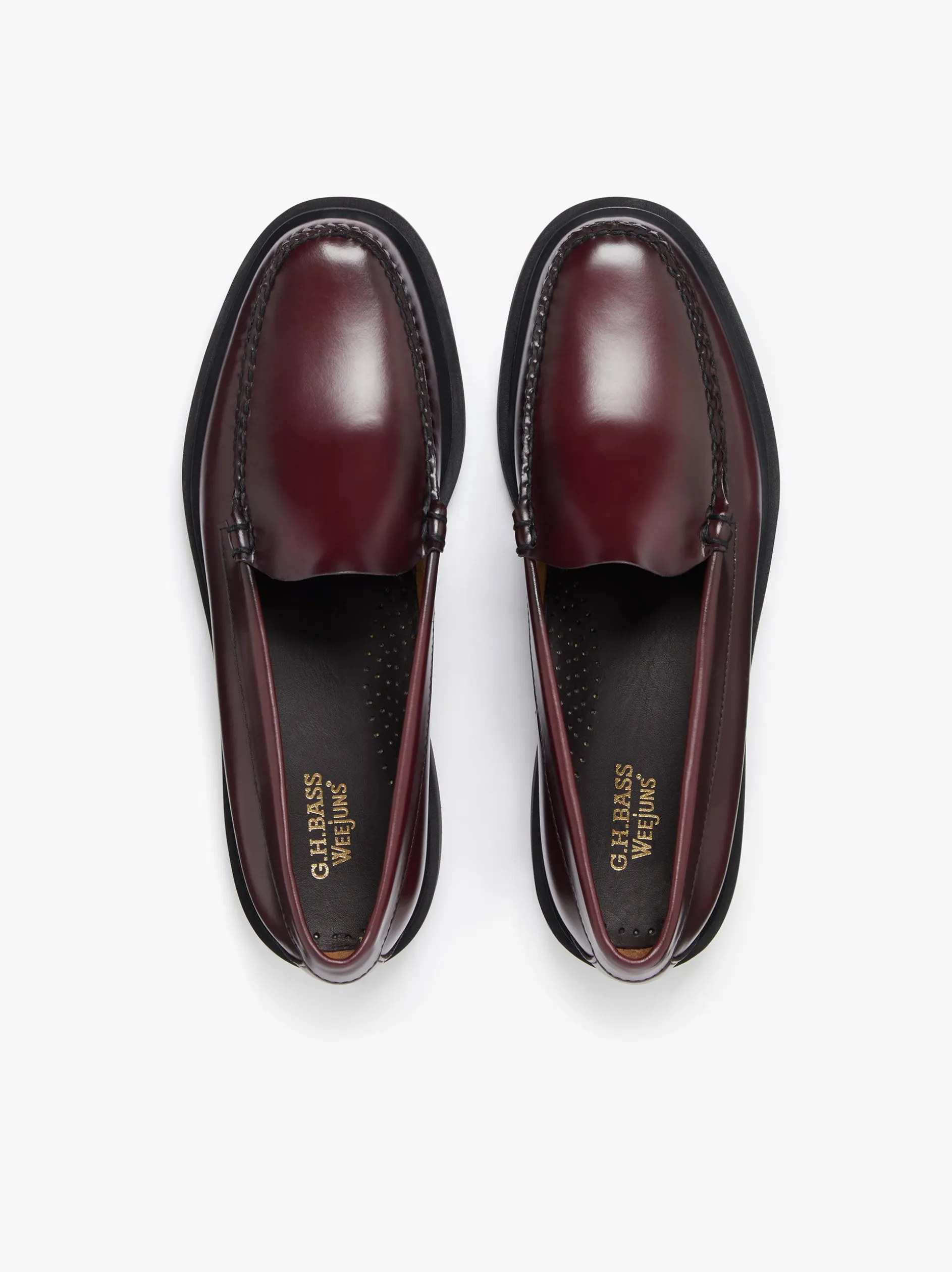 Weejuns Venetian Step Loafers Wine leather