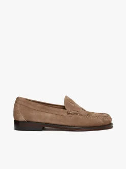Weejuns Venetian Weave Loafers Earth suede with leather sole