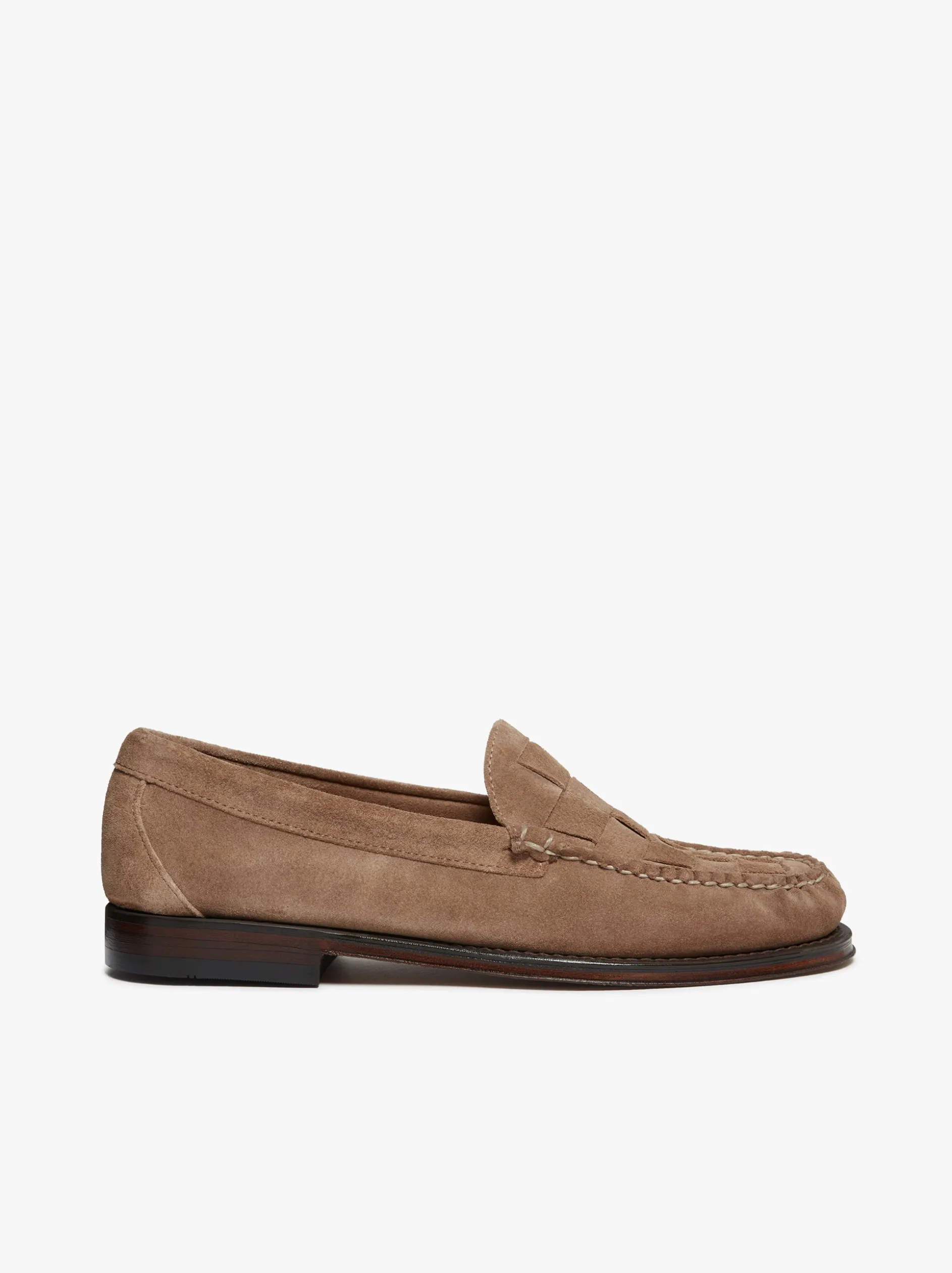 Weejuns Venetian Weave Loafers Earth suede with leather sole