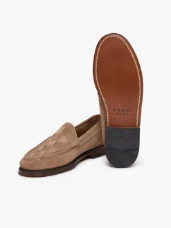 Weejuns Venetian Weave Loafers Earth suede with leather sole