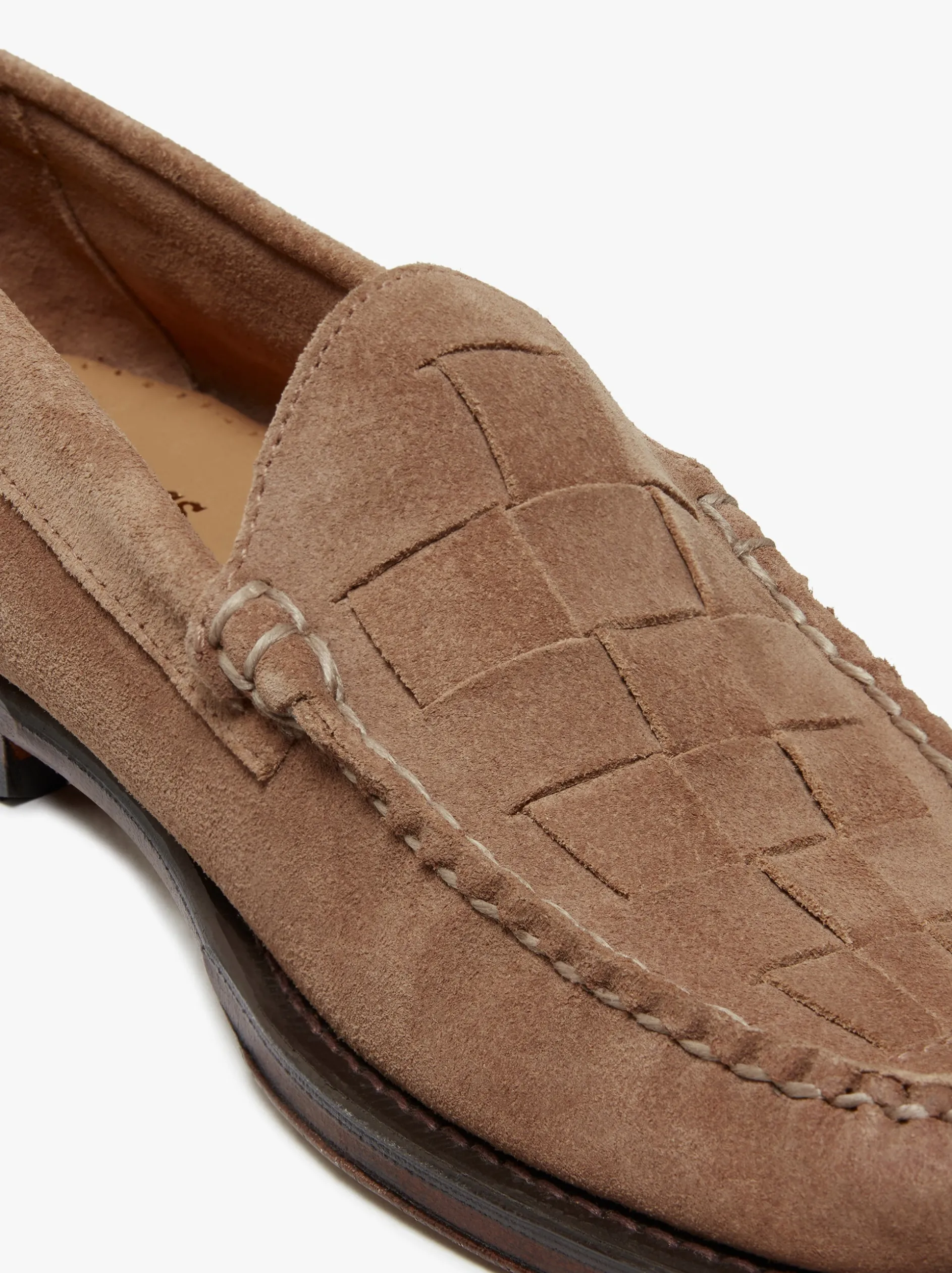 Weejuns Venetian Weave Loafers Earth suede with leather sole