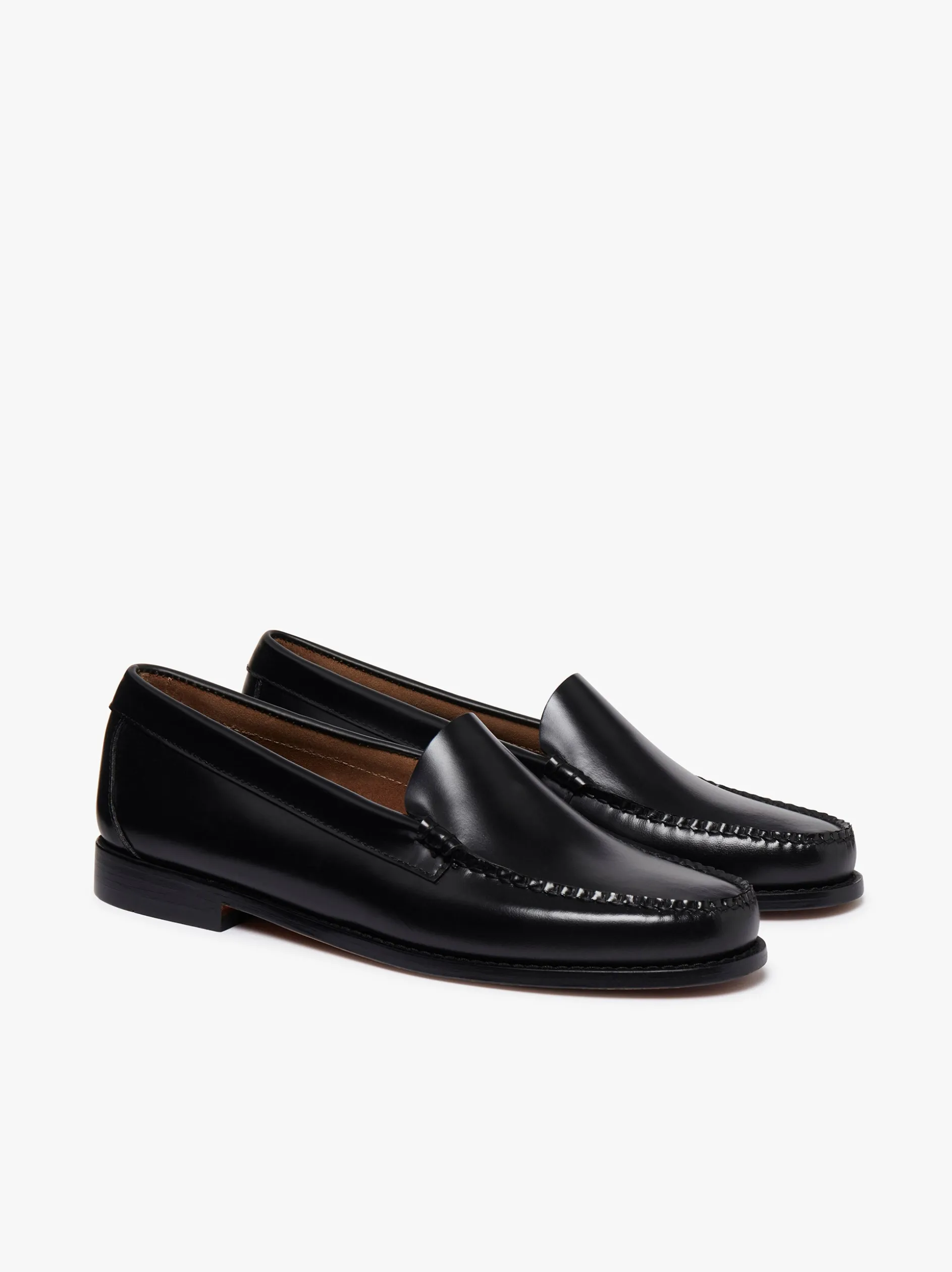 Weejuns Whitney Venetian Loafers Black Leather