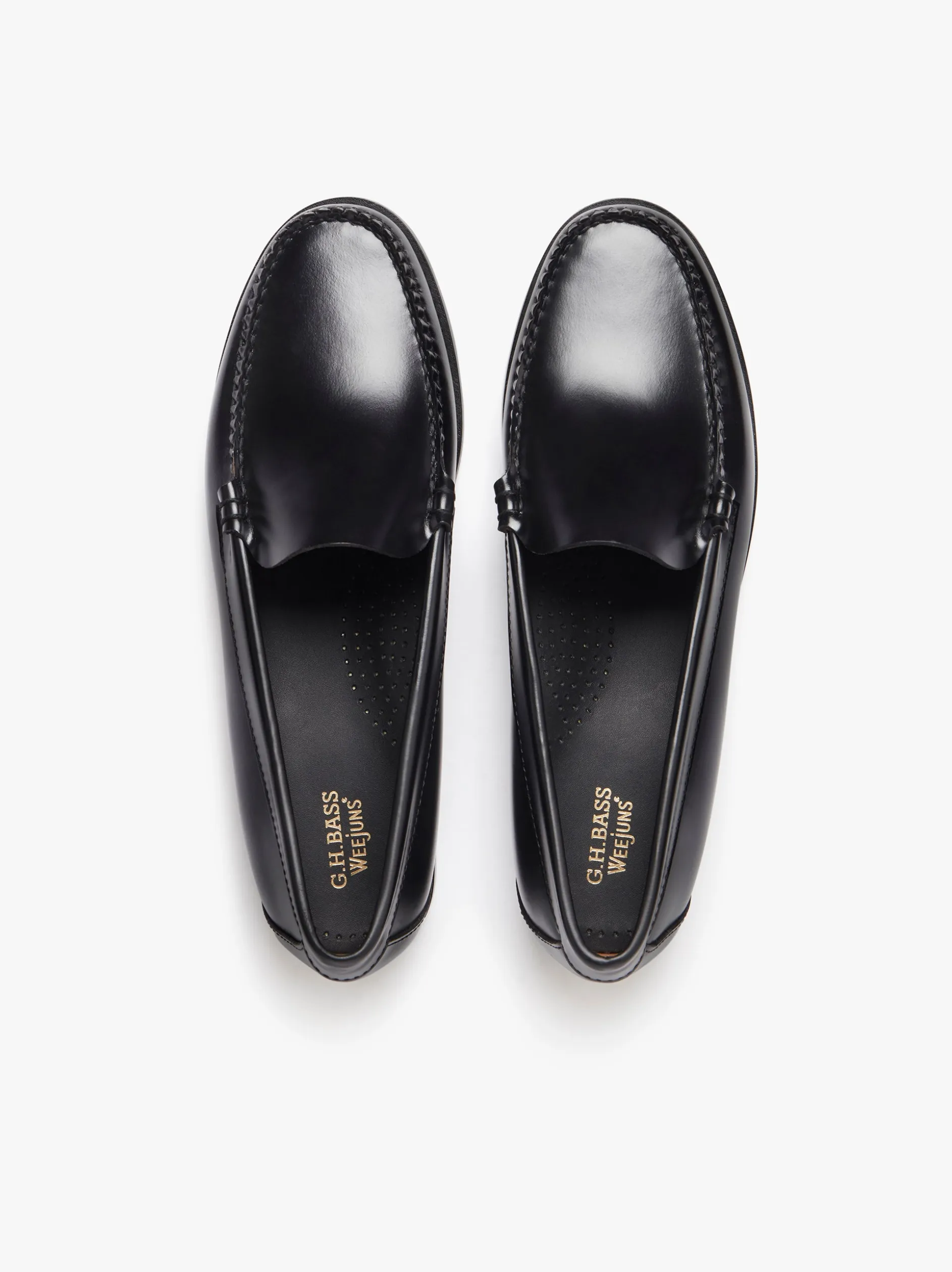 Weejuns Whitney Venetian Loafers Black Leather
