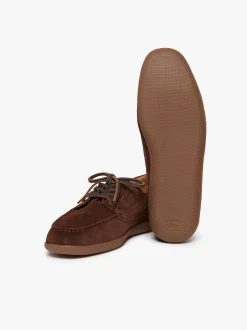 Wilton Driver 4-Eye Lace up Dark brown